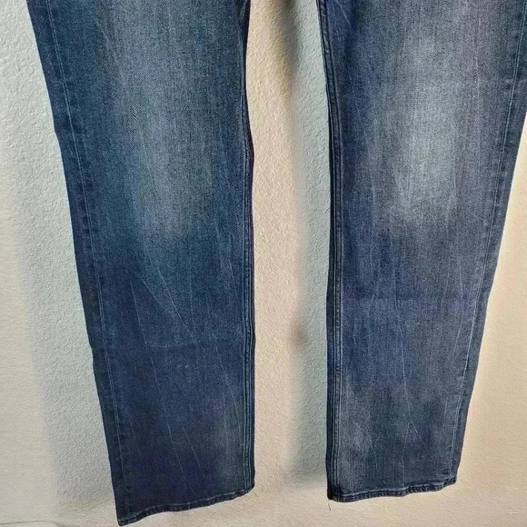 Robert Graham Jeans Mens 38x34 Dark Blue Straight Leg Cotton Tailored Kipling - Picture 4 of 8